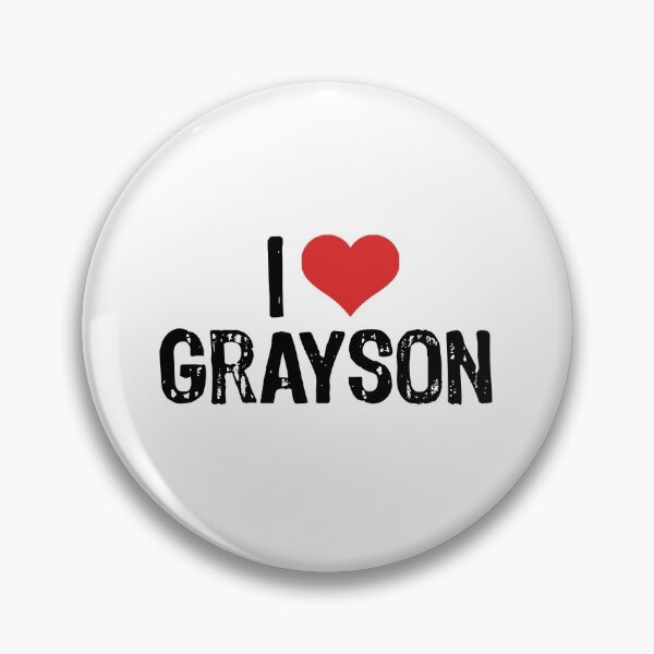 Item preview, I Love Grayson designed and sold by The "I Love Everything" Shop.