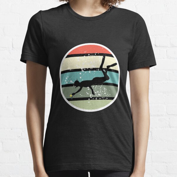 Logo de hockey sous-marin rétro vintage (Octopus) T-shirt essentiel
