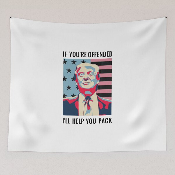 Item preview, Donald Trump President Funny Political If Offended Trump 4 designed and sold by EntengArt.