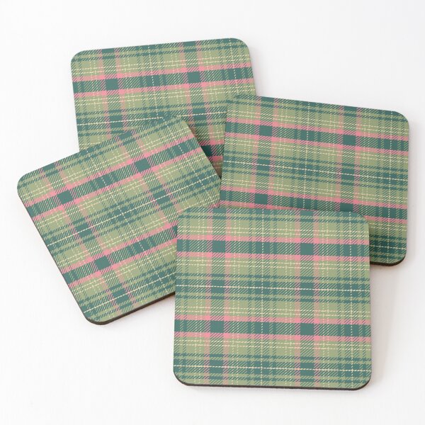 Item preview, Green Pink Tartan  designed and sold by Lozzie Eliza Designs.