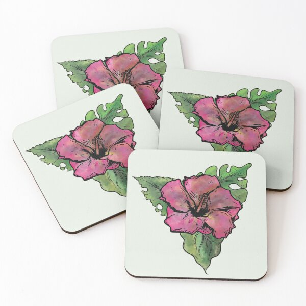 Item preview, Pink - Red Watercolor Flower designed and sold by Pavnud.