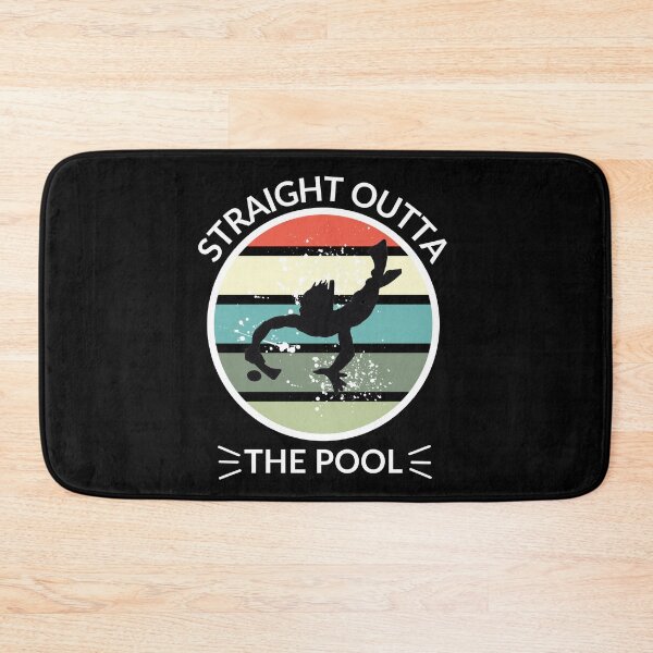 Item preview, Straight outta the pool Vintage retro Underwater hockey logo (Octopush) designed and sold by Kei-O-kay.