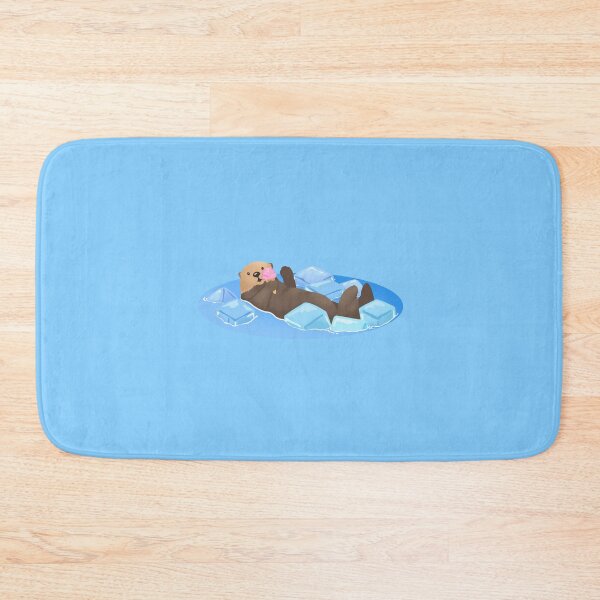Item preview, Sea otters in the water designed and sold by HyojinKim.