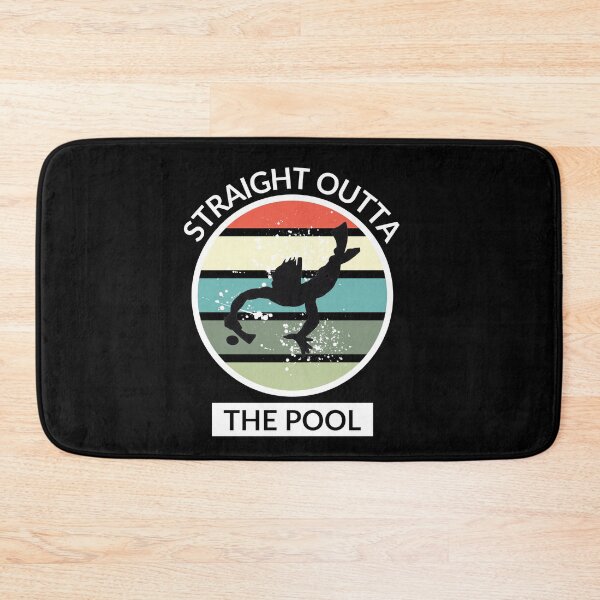 Item preview, Straight outta the pool Vintage retro Underwater hockey logo (Octopush) designed and sold by Kei-O-kay.