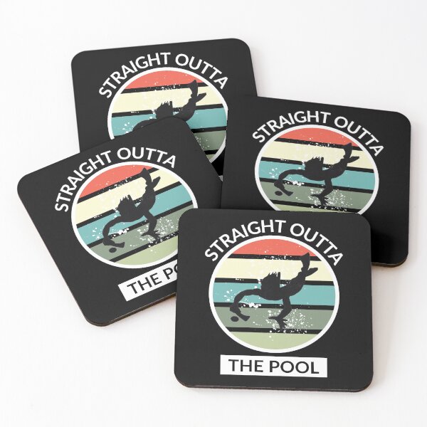 Item preview, Straight outta the pool Vintage retro Underwater hockey logo (Octopush) designed and sold by Kei-O-kay.