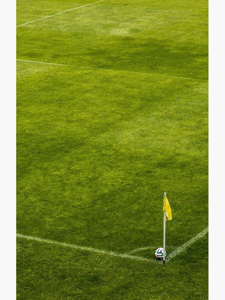 "Astroturf flag and football at a corner iPhone" Sticker for Sale by