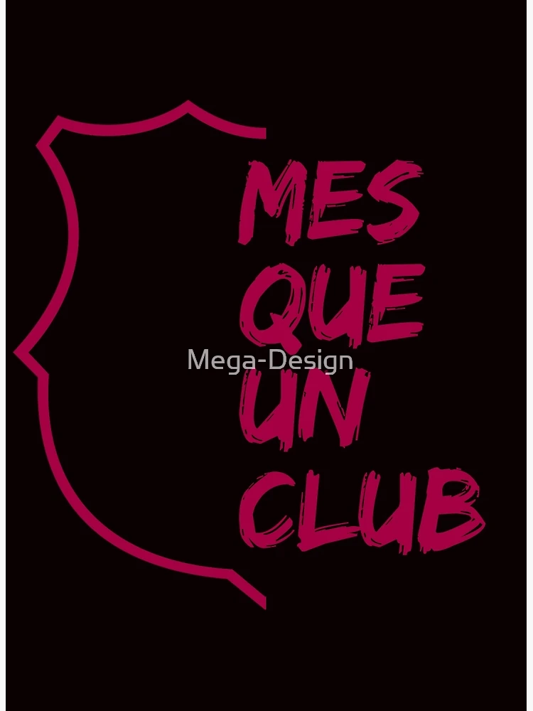 FC Barcelona - Més Que Un Club - Football Soccer Art (A3