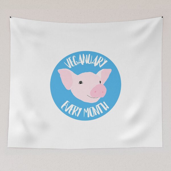 Item preview, Veganuary Every Month designed and sold by RevolutionInPaint.