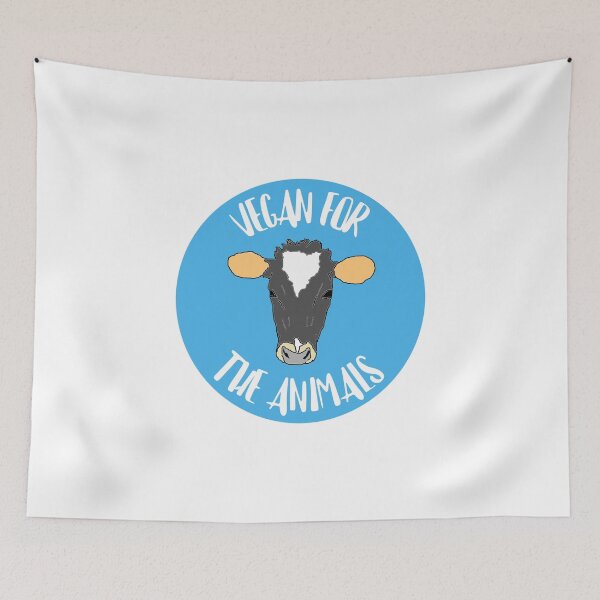 Item preview, Vegan For Animals designed and sold by RevolutionInPaint.