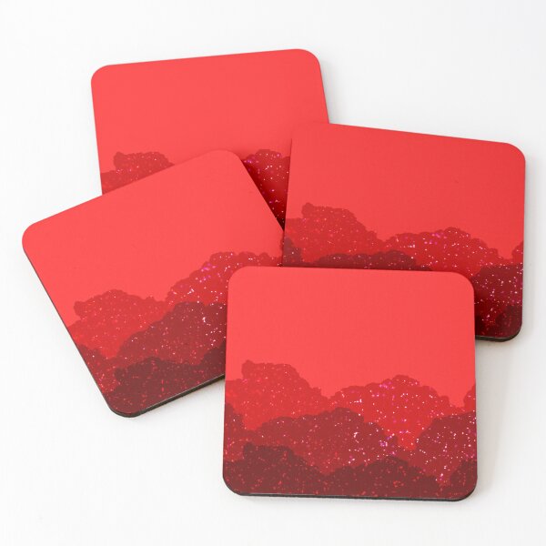 Item preview, Faded red color clouds designed and sold by KheinJohn.