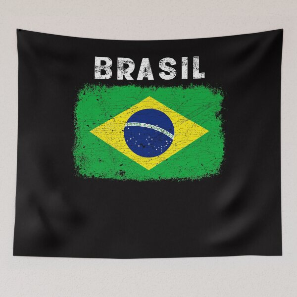 Item preview, Brazil Flag Pride Brazil Flag Vintage Brasil Flag designed and sold by adsman68.