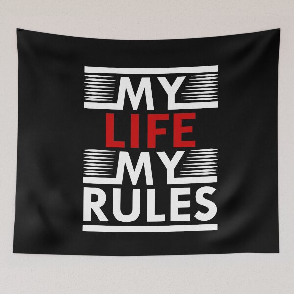 Item preview, Copy of the Important Message Statement - My Life My Rules designed and sold by Trenddesigns24.