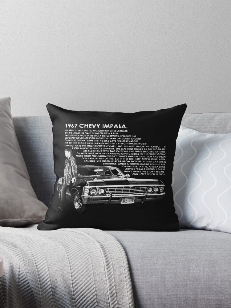 Dean winchester pillow hotsell