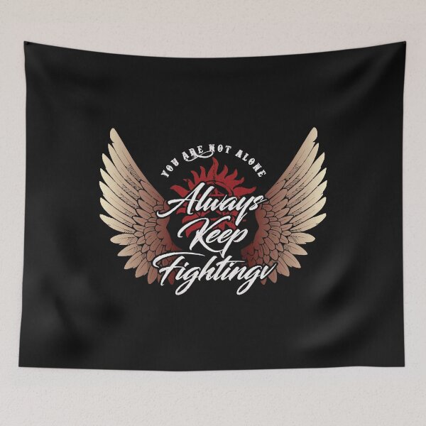 Item preview, Always Keep Fighting - Angelic designed and sold by EbonyHowell.