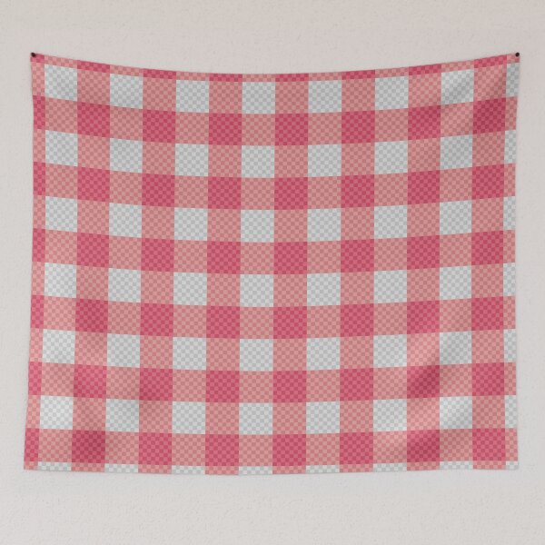 Item preview, Pink plaid pattern designed and sold by CervantesArte20.