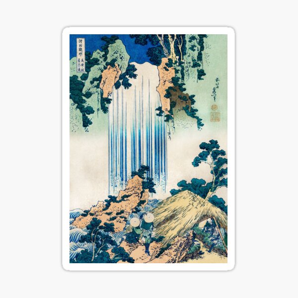 Item preview, Yoro Waterfall in Mino Province Hokusai Katsushika designed and sold by RBEnt.