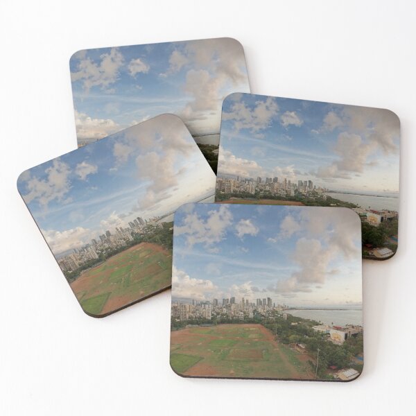 Item preview, View of Mumbai skyline in the evening, India. designed and sold by CameraDesign.