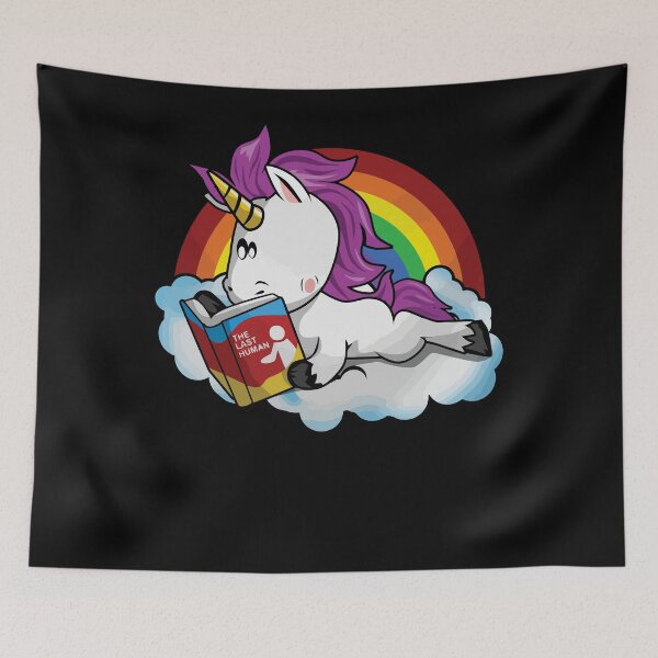 Item preview, Unicorn Rainbow Reading Book Funny designed and sold by enedinake43.