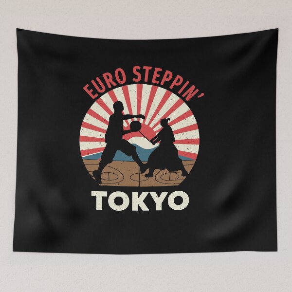 Item preview, Euro Steppin' Tokyo Basketball Mt.Fuji Samurai Duel designed and sold by timothybakerhi.