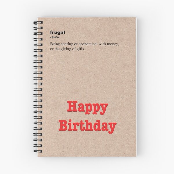 Item preview, Frugal Birthday designed and sold by RudePlanet.