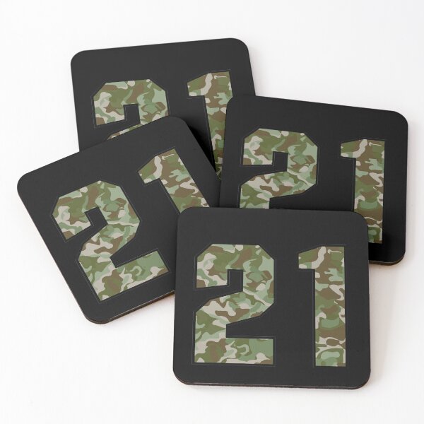 Item preview, Army Camouflage Number Twenty-one Soldiers Lucky Number 21 designed and sold by Urosek.