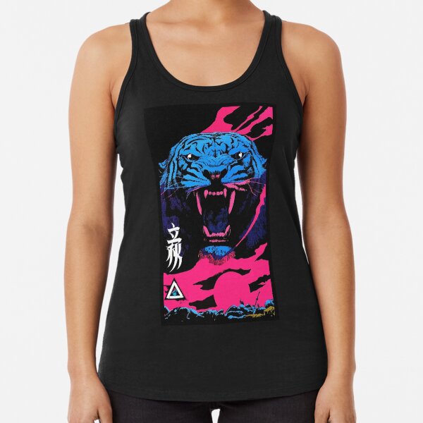 Artikel-Vorschau von Vaporwave Animal Print Tiger Modern Fashion Cyberpunk Style, designt und verkauft von OWLvision33.