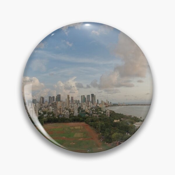 Item preview, View of Mumbai skyline in the evening, India. designed and sold by CameraDesign.