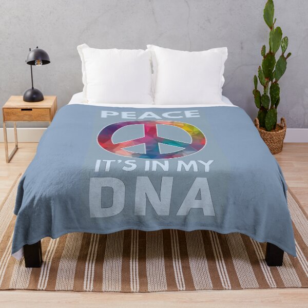 Item preview, Peace It's In My DNA, Colorful Peace Sign designed and sold by Ruby Jackson.