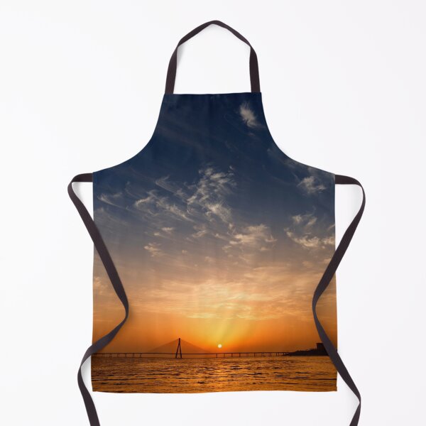 Item preview, Mumbai Sea link at sunset with vibrant colours. designed and sold by CameraDesign.
