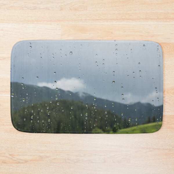Item preview, Stuck Inside - Rainy Day Window to the Mountains designed and sold by Georgia Mizuleva.