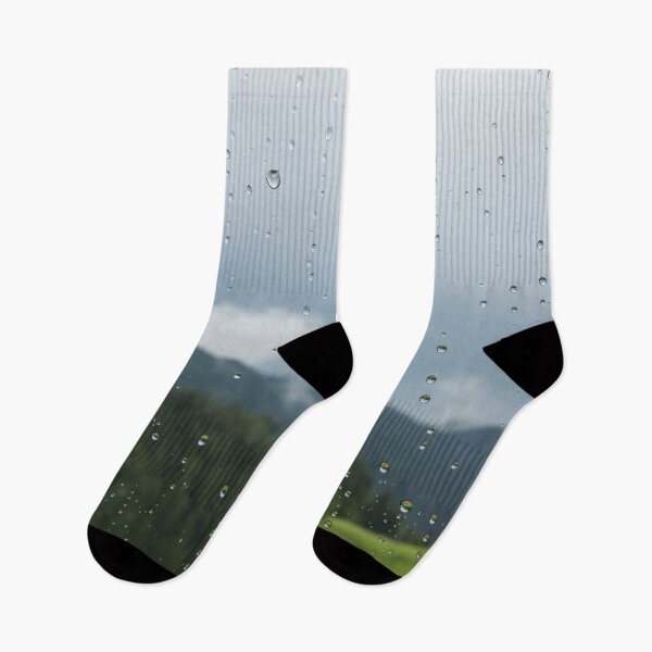 Item preview, Stuck Inside - Rainy Day Window to the Mountains designed and sold by Georgia Mizuleva.