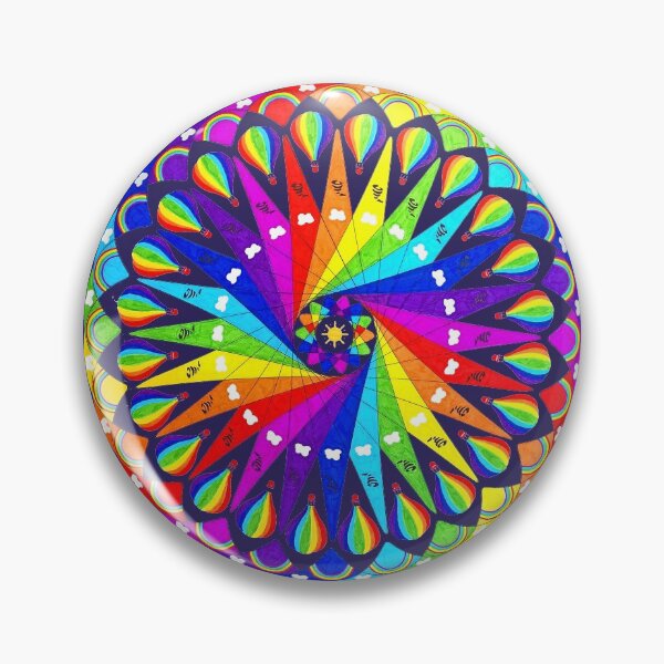 Item preview, Rainbow Balloon Mandala designed and sold by SpiroCat.