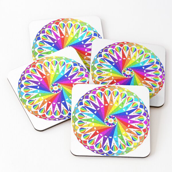 Item preview, Rainbow Balloon Mandala designed and sold by SpiroCat.