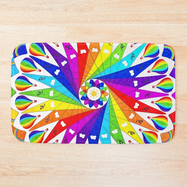 Item preview, Rainbow Balloon Mandala designed and sold by SpiroCat.