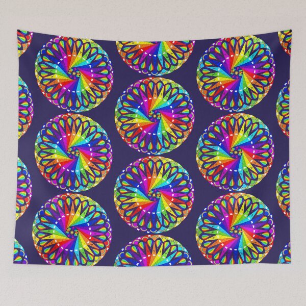 Item preview, Rainbow Balloon Mandala designed and sold by SpiroCat.