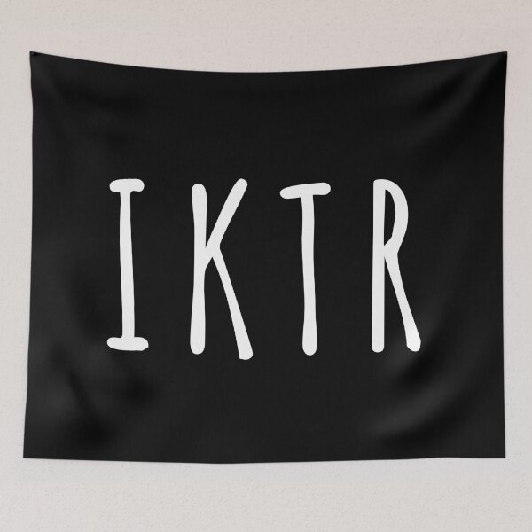 Item preview, IKTR (Black) designed and sold by quoteedesigns.