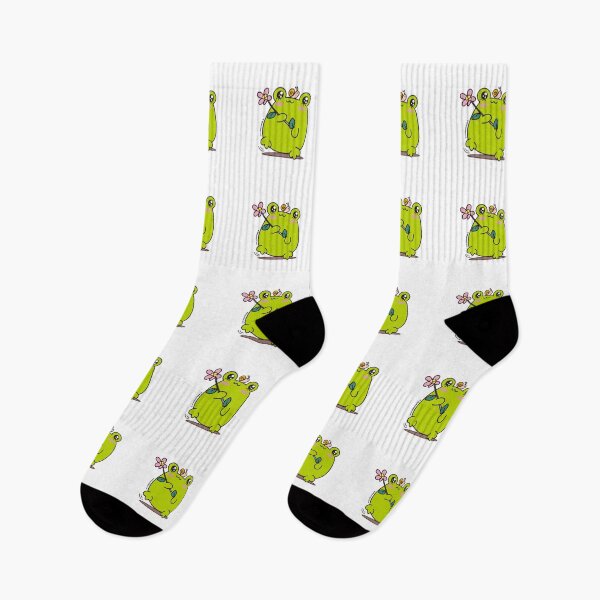 Item preview, cute frog, kawaii frog cartoon designed and sold by princessmi-com.