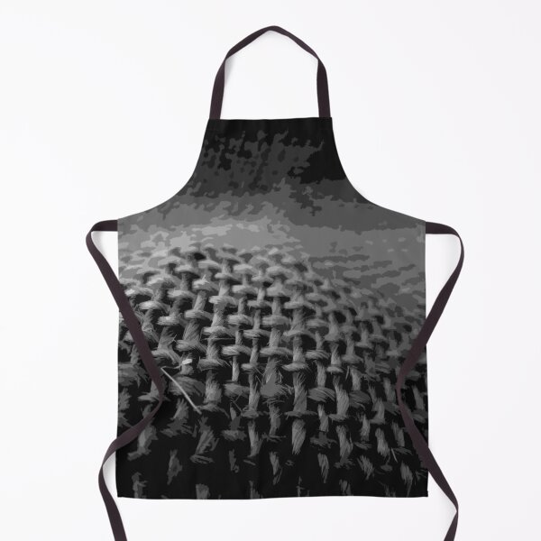 Item preview, Woven Fabric Grey Hessian Black and White Photo designed and sold by Beachy.