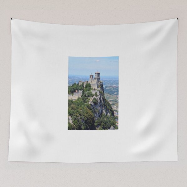 Item preview, San Marino tower, natural landscape with monument designed and sold by oanaunciuleanu.
