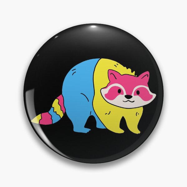 Item preview, Subtle Pansexual Raccoon. pansexual raccoon designed and sold by tiredandbored.