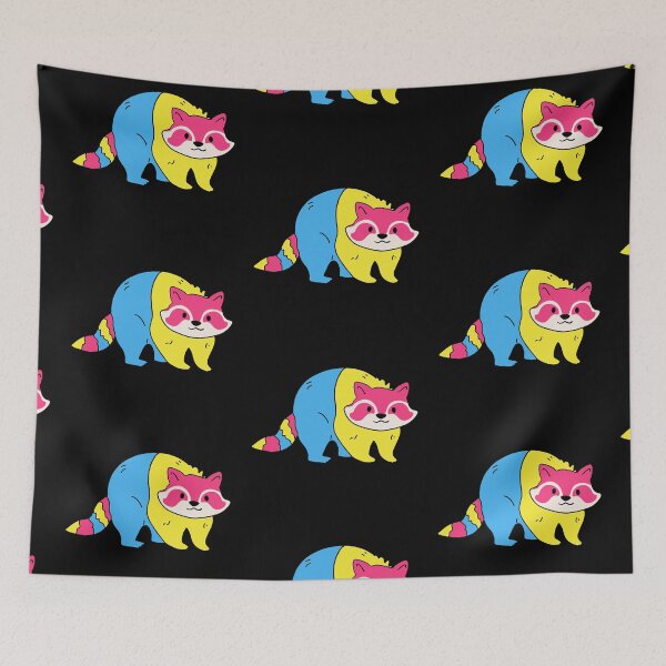 Item preview, Subtle Pansexual Raccoon. pansexual raccoon designed and sold by tiredandbored.