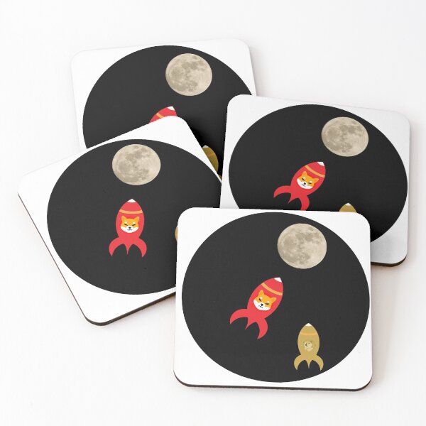 Item preview, Shiba Inu to the Moon designed and sold by Gems-studio.