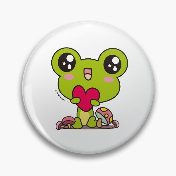 Item preview, cute frog, kawaii frog cartoon designed and sold by princessmi-com.