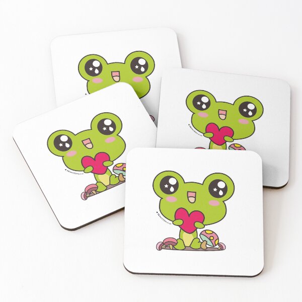 Item preview, cute frog, kawaii frog cartoon designed and sold by princessmi-com.