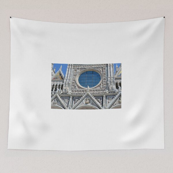Item preview, Detail of cathedral facade with rosette from Siena designed and sold by oanaunciuleanu.