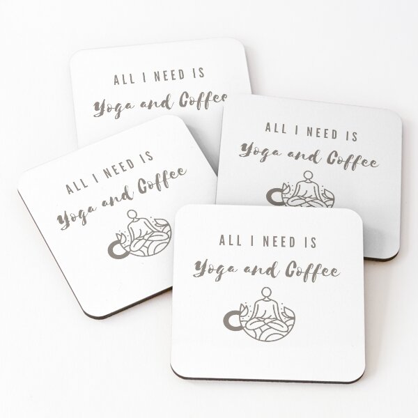 Item preview, Todo lo que necesito es yoga y café: amantes del yoga y del café designed and sold by Ila Mandlik.