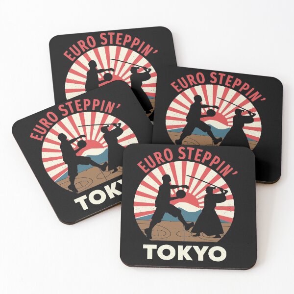 Item preview, Euro Steppin' Tokyo Basketball Mt.Fuji Samurai Duel Retro designed and sold by timothybakerhi.
