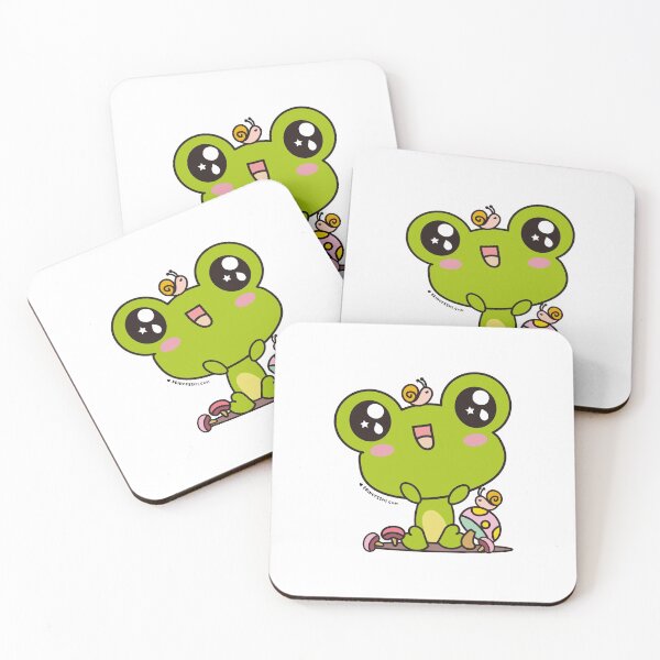 Item preview, cute frog, kawaii frog cartoon designed and sold by princessmi-com.