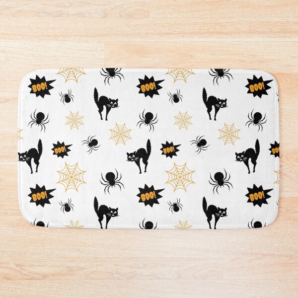 Item preview, Halloween! Cat getting spooked by a spider. designed and sold by ExquisiteHut.