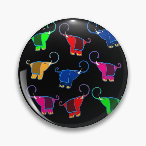 Item preview, COLORFUL CUTE  LITTLE ELEPHANTS designed and sold by samArtline.